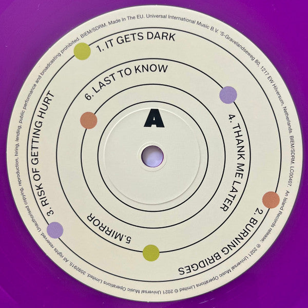 Image of Label Cover of LP - VG/VG+ - SIGRID, How To Let Go (Island Records; 3592915, Europe 2022, Inner, Purple Vinyl), ,  - 4316397C