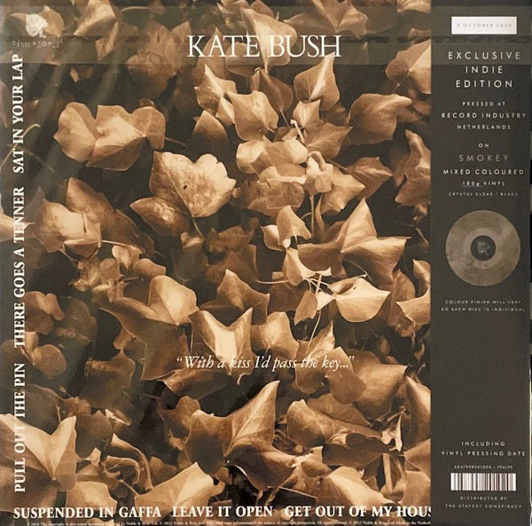 Image of Back Cover of LP - NEW - KATE BUSH, The Dreaming (Fish People; 5057998201020, Worldwide 2023 Reissue, Inner, 180 Gram Vinyl , With OBI, Smokey vinyl), ,  - 4356072S