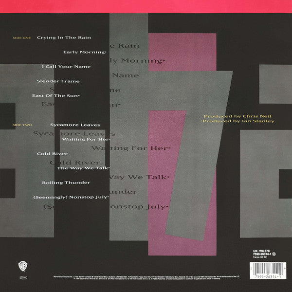 Image of Back Cover of LP - VG/VG - A-HA, East Of The Sun, West Of The Moon (Warner Bros. Records; 7599-26314-1, Europe 1990, Inner), Light marks,  - 4346222S