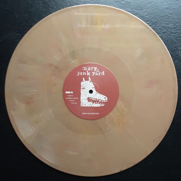 Image of Label Cover of 12" - EX/EX - MARY IN THE JUNKYARD, this old house (AMF Records; AMF121LP, UK 2024, Inner, Brown Eco Vinyl), Signed,  - 4346160S