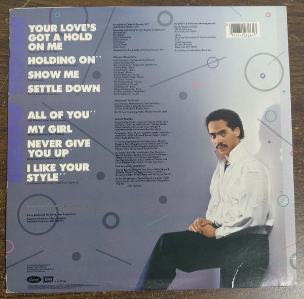 Image of Back Cover of LP - VG/VG - LILLO THOMAS, All Of You (Capitol Records; ST-12346, US 1984), Light marks only. Light wear to sleeve with ringwear.,  - 4326217E
