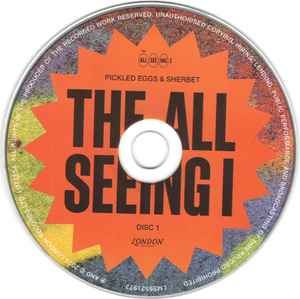 Image of Label Cover of CD - EX/EX - THE ALL SEEING I, Pickled Eggs & Sherbet (London Records; LMS5521973, UK 2025, Digipak), ,  - 4336145E