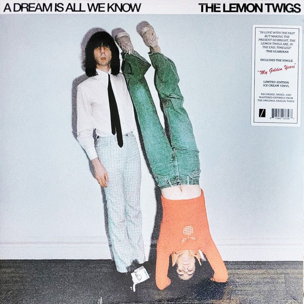 Image of Front Cover of LP - VG+/VG+ - THE LEMON TWIGS, A Dream Is All We Know (Captured Tracks; CT-375, USA, Canada & Europe 2024, Inner, Poster, White Ice Cream Vinyl), ,  - 4346245S