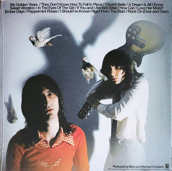 Image of Back Cover of LP - VG+/VG+ - THE LEMON TWIGS, A Dream Is All We Know (Captured Tracks; CT-375, USA, Canada & Europe 2024, Inner, Poster, White Ice Cream Vinyl), ,  - 4346245S