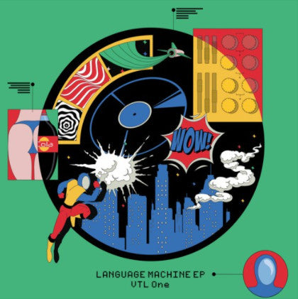 Image of Front Cover of 12" - VG+/VG+ - VTL ONE, Language Machine EP (Comic's Trip Records; CTR003, France 2023, Picture Sleeve), Shrink-wrap. Lightly bumped corners on sleeve, A1		TerraA2		303 FunkA3		Oil ThingB1		Language MachineB2		Dope's GrooveB3		Rock It Again - 4316515C