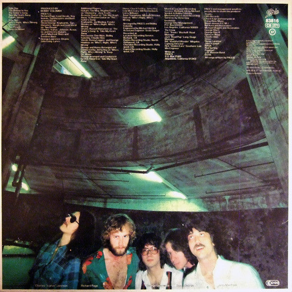 Image of Back Cover of LP - VG/VG - PAGES, Future Street (Epic; EPC 83816, Europe 1979, Inner), Edge Wear,  - 4346249S