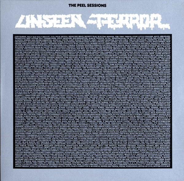 Image of Front Cover of 12" EP - VG/VG+ - UNSEEN TERROR, The Peel Sessions (Strange Fruit; SFPS069, UK 1989, Shane from Napalm Death), Edge & Ring Wear, inc Strange Fruit catalogue,  - 4346236S