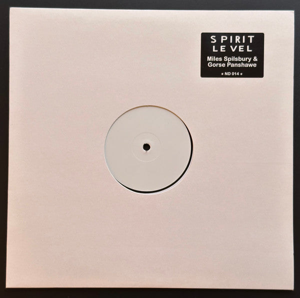 Image of Front Cover of 12" - VG+/VG - MILES SPILSBURY & GORSE PANSHAWE, Spirit Level (Not On Label; ND 014, UK & Ireland 2025, White Label, Stickered Plain Sleeve), , A1		In The GloamingA2		Forest LagoonA3		ProcessionB1		Divine PlaceB2		SplashB3		Sheets Of Light - 4316548C
