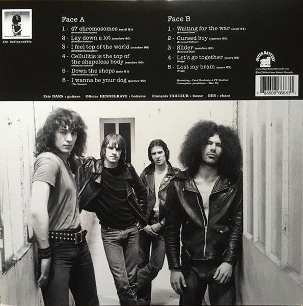 Image of Back Cover of LP - VG+/VG+ - SOGGY, Soggy (Outer Battery Records; OBR 16, US 2016 Reissue, Gatefold, Black Inner, White With Black Splatter), ,  - 4346256S