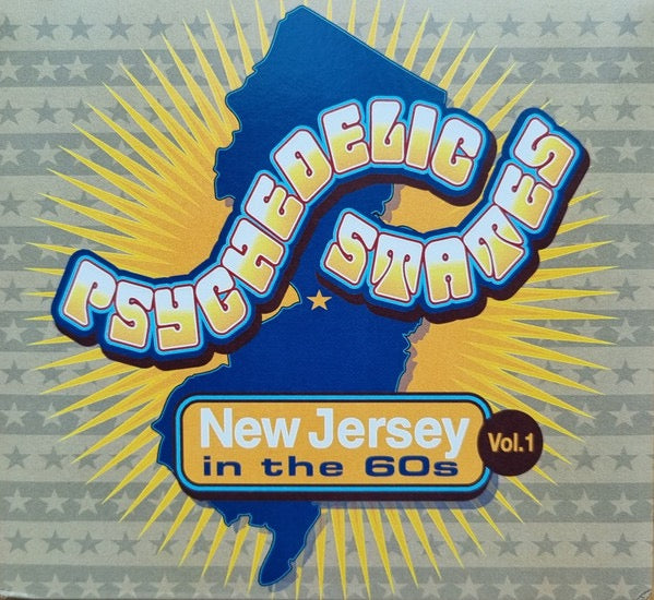 Image of Front Cover of CD - VG+/VG+ - VARIOUS, Psychedelic States: New Jersey In The 60s Vol.1 (Gear Fab Records; GF-307, US 2023, Digipak, Booklet), ,  - 4316570C