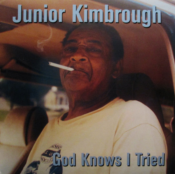 Image of Front Cover of LP - VG+/EX - JUNIOR KIMBROUGH, God Knows I Tried (Fat Possum; FP803021, US 2009 Reissue, Picture Sleeve, Limited Edition 180 gm), Still In Opened Shrinkwrap, with hype sticker.,  - 4326276E