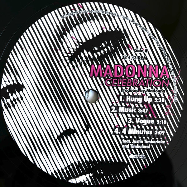Image of Label Cover of 4xLP - NEW - MADONNA, Celebration (Warner Records; 521096-1, Worldwide 2024, Gatefold), ,  - 4336240E