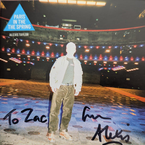 Image of Front Cover of CD - VG+/VG+ - ALEXIS TAYLOR, Paris In The Spring (Night Time Stories; ALNCD78,  2026, Gatefold), Signed copy.,  - 4336150E