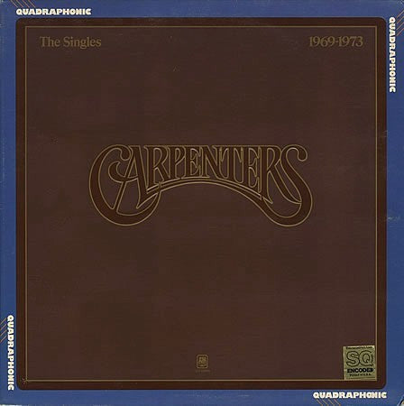 Image of Front Cover of LP - VG/VG - CARPENTERS, The Singles 1969-1973 (A&M Records; QU-53601, US 1974, Gatefold, Quadraphonic), Very slight dishing - shouldn't be an issue. A few light hairlines. ,  - 4326313E