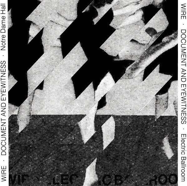 Image of Front Cover of CD - VG+/VG+ - WIRE, Document And Eyewitness (Mute; WIRE 80 CD, UK 1991 Reissue, Jewel Case), ,  - 4316664C