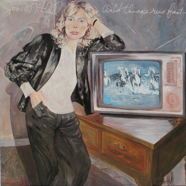 Image of Front Cover of LP - VG/VG - JONI MITCHELL, Wild Things Run Fast (Geffen Records; GEF 25102, Europe 1982, Gatefold), ,  - 4326324E