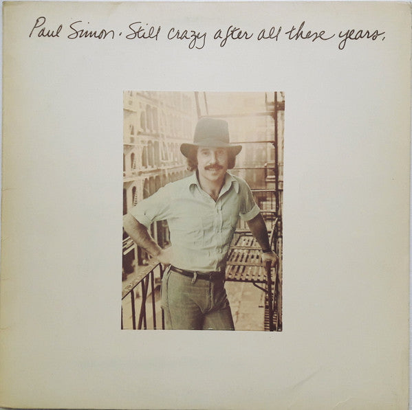 Image of Front Cover of LP - VG+/VG - PAUL SIMON, Still Crazy After All These Years (CBS Sunburst Labels; CBS 86001, UK 1975, Embossed Sleeve, Inner & Insert), Strong VG,  - 4316603C