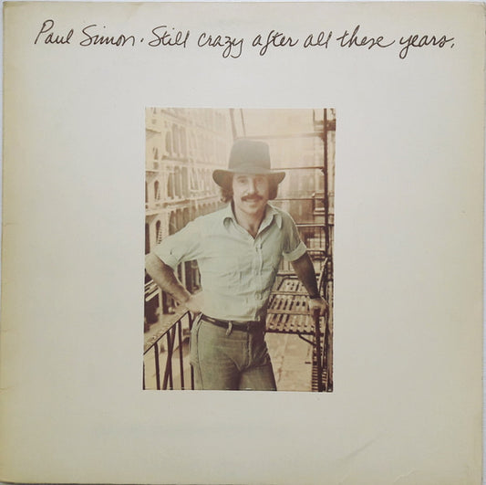 Image of Front Cover of LP - VG+/VG - PAUL SIMON, Still Crazy After All These Years (CBS Sunburst Labels; CBS 86001, UK 1975, Embossed Sleeve, Inner & Insert), Strong VG,  - 4316603C