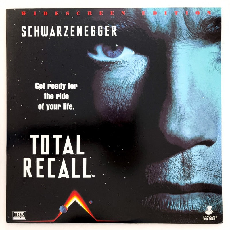 Image of Front Cover of Laserdisc - VG+/VG+ - PAUL VERHOEVEN, Total Recall (Carolco Home Video; , US 1994), ,  - 4346320S