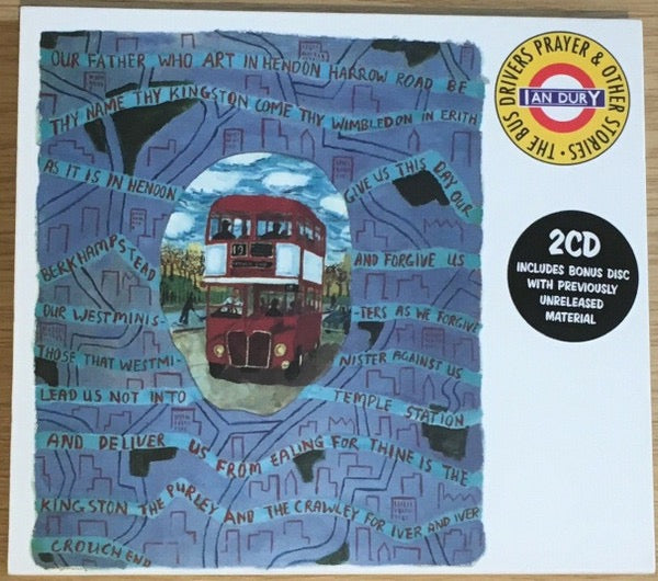 Image of Front Cover of 2xCD - VG+/VG+ - IAN DURY, The Bus Driver's Prayer & Other Stories (Edsel Records; MEDCD 754, Europe 2004 Reissue, Card Slipcase with Jewel Case inside), ,  - 4316718C