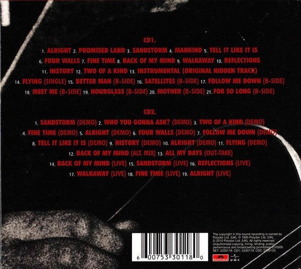 Image of Back Cover of 2xCD - VG+/VG+ - CAST, All Change (Polydor; 5330118, UK 2010 Reissue, Double Digipak, Booklet), Missing Transparent Slipcase,  - 4316719C