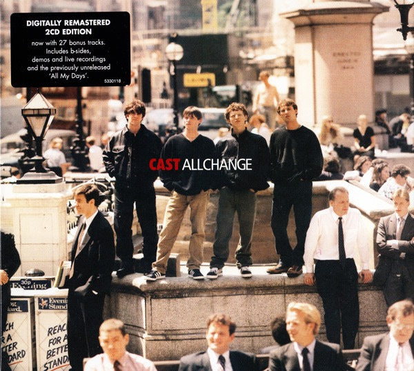 Image of Front Cover of 2xCD - VG+/VG+ - CAST, All Change (Polydor; 5330118, UK 2010 Reissue, Double Digipak, Booklet), Missing Transparent Slipcase,  - 4316719C