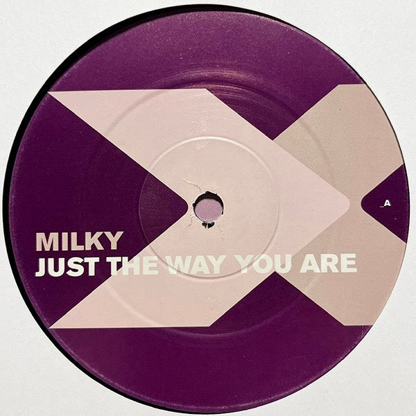 Image of Label Cover of 12" - G+/VG - MILKY, Just The Way You Are (Multiply Records; TMULTY87, UK 2002, Titled Company Sleeve), Sleeve has worn and battered edges and corners.,  - 4316752C