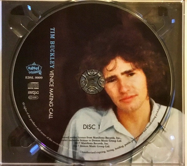 Image of Label Cover of 2xCD - VG+/VG+ - TIM BUCKLEY, Venice Mating Call (Edsel Records; EDSL 0009, Europe 2017, Double Digipak), ,  - 4316803C