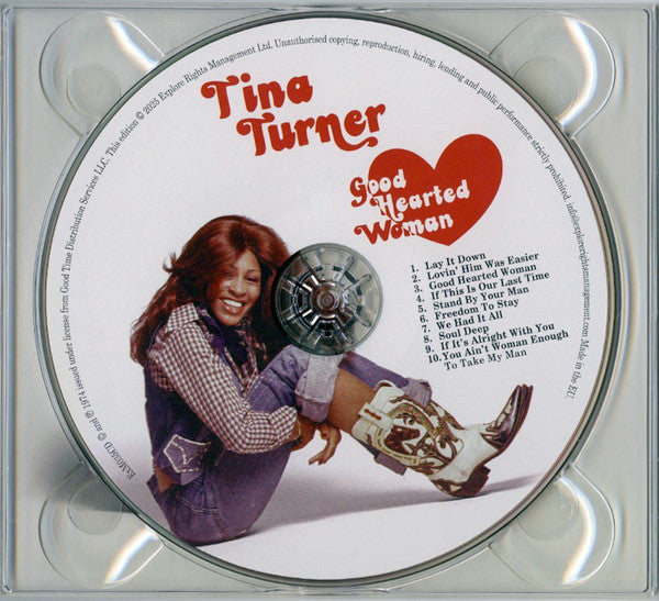 Image of Label Cover of CD - EX/EX - TINA TURNER, Good Hearted Woman (Explore Rights Management Ltd; ExM035CD, Europe , Digipak), ,  - 4336286E