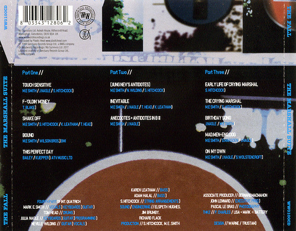Image of Back Cover of CD - VG+/VG+ - THE FALL, The Marshall Suite (Westworld Recordings; WW0100CD, UK 2017, Jewel Case), ,  - 4336288E