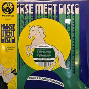 Image of Front Cover of 2xLP - VG/VG+ - HORSE MEAT DISCO, Disco & Boogie From Brazil Vol.1 (Mr Bongo; MRBLP302, UK 2025, Picture Sleeve, Inner, No OBI), no obi. light edge wear. green vinyl. printed inners,  - 4346352S