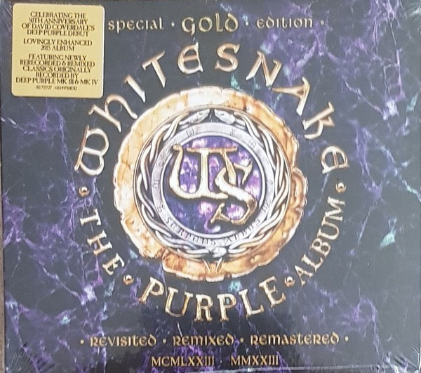Image of Front Cover of CD - VG+/VG+ - WHITESNAKE, The Purple Album : Special Gold Edition (Rhino Records; R2 725527, UK & Europe 2023 Reissue, Fold Over Sleeve, Booklet), ,  - 4316816C