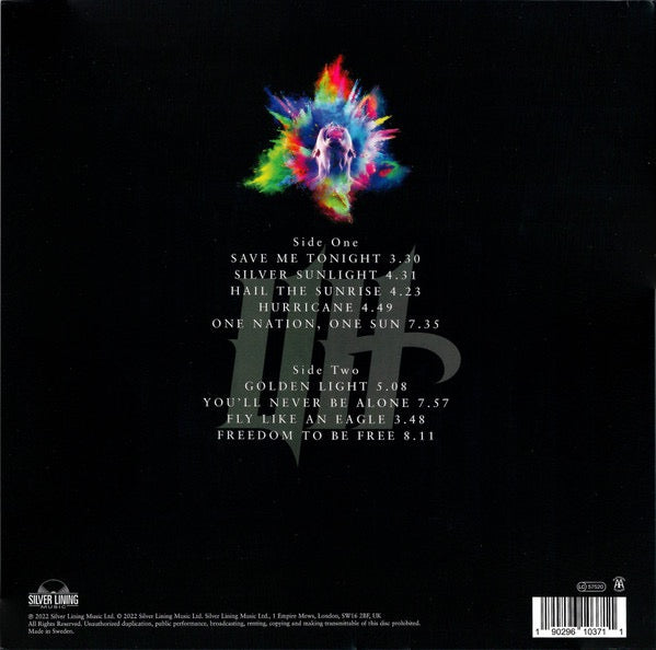 Image of Back Cover of LP - VG+/EX - URIAH HEEP, Chaos & Colour (Silver Lining Music ; SLM104P42, Europe 2023, Gatefold), ,  - 4326243E