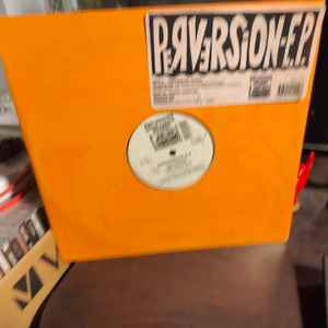 Image of Front Cover of 12" - VG/G+ - PERVERSION / DIAPOX, Perversion E.P. (Calypso Records ; CPS 028, Italy 1992, Stickered Plain Sleeve), lots of light scuffs/rub marks. orange stickered sleeve - peeling,  - 4346376S