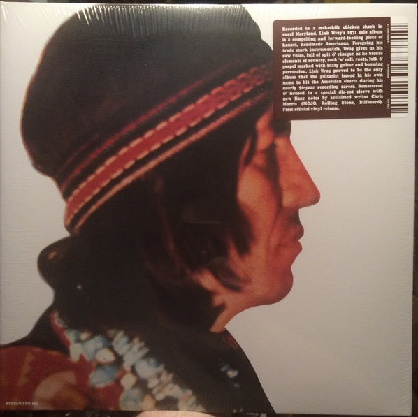 Image of Front Cover of LP - EX/EX - LINK WRAY, Link Wray (Future Days Recordings; FDR 633, US 2018 Reissue, Die Cut Inside Loading Gatefold Sleeve, Insert), Opened Instore, Still In Stickered Shrinkwrap,  - 4446004S