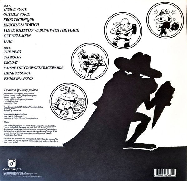 Image of Back Cover of LP - NEW - SURPRISE CHEF, Frogs In A Pond (Concord Jazz; CJA01294, US 2026, Green Blend Vinyl), ,  - 4416059C