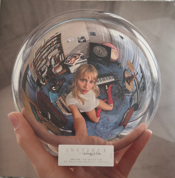 Image of Front Cover of LP - NEW - ANG�LE, Instinct (GGL Records; 19958468861, France 2026, Gatefold, Inner, Blue Vinyl ), ,  - 4436029E