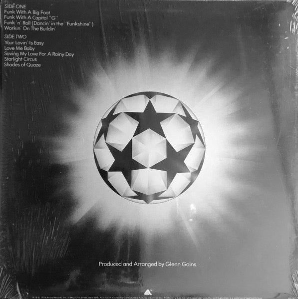 Image of Back Cover of LP - VG/VG - QUAZAR, Quazar (Arista; AB 4187, US 1978, Inner), Wear to top seam. Split to inner. Disc has light marks only!,  - 4416054C