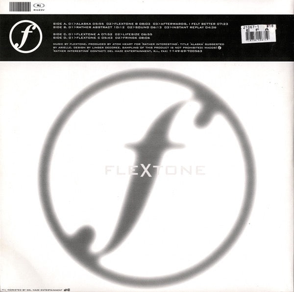 Image of Back Cover of 2x12" - VG/VG - FLEXTONE, Flextone (Rather Interesting; RI 023 V, Germany 1994, Picture Sleeve), Hairlines. Corner creasing to Sleeve.,  - 4416045C