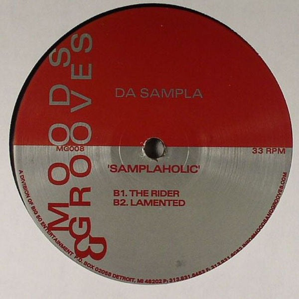 Image of Front Cover of 12" - /VG - DA SAMPLA, Samplaholic (Moods & Grooves; MG008, US 2000), , A		Pop	6:58B1		The Rider	6:32B2		Lamented	2:50 - 4416046C