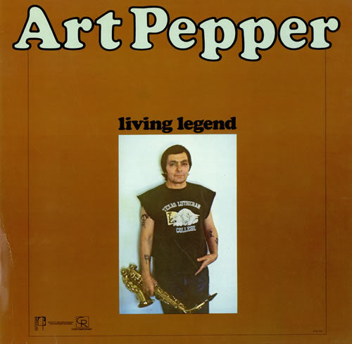 Image of Front Cover of LP - VG/VG+ - ART PEPPER, Living Legend (Contemporary Records; COP 014, Europe ), ,  - 4426045E