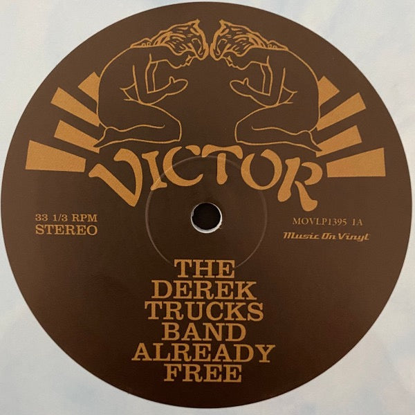 Image of Label Cover of 2xLP - VG+/EX - THE DEREK TRUCKS BAND, Already Free (Music On Vinyl; MOVLP1395, Europe 2020 Reissue, Gatefold, 180 Gram Audiophile Pressing, Blue And White Swirl Vinyl), ,  - 4326438E