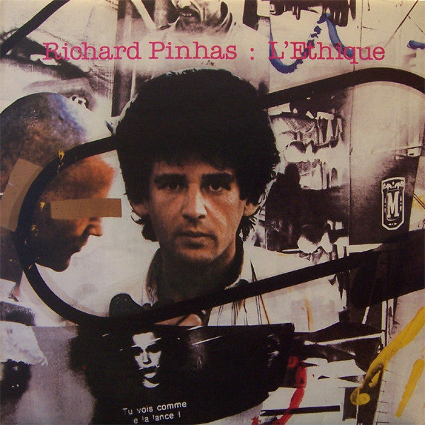 Image of Front Cover of LP - VG+/VG+ - RICHARD PINHAS, L'Ethique (Pulse ; PULSE 006, UK 1982), Clean copy, Making waves distribution sticker on front,  - 4416068C