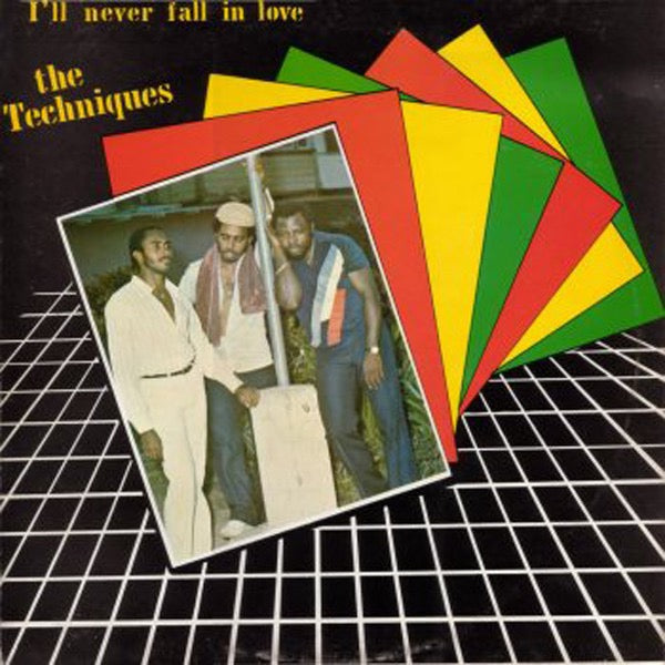Image of Front Cover of LP - VG/G+ - THE TECHNIQUES, I'll Never Fall In Love (Techniques; none, Jamaica 1983), Small patch of sticker damage to sleeve.,  - 4416127C