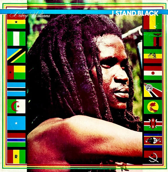 Image of Front Cover of LP - VG/VG+ - DELROY WILLIAMS, I Stand Black (Message; , Jamaica 1982), Shiny clean EX copy. Beverley's distribution sticker on sleeve, tiny tear at the back.,  - 4416139C