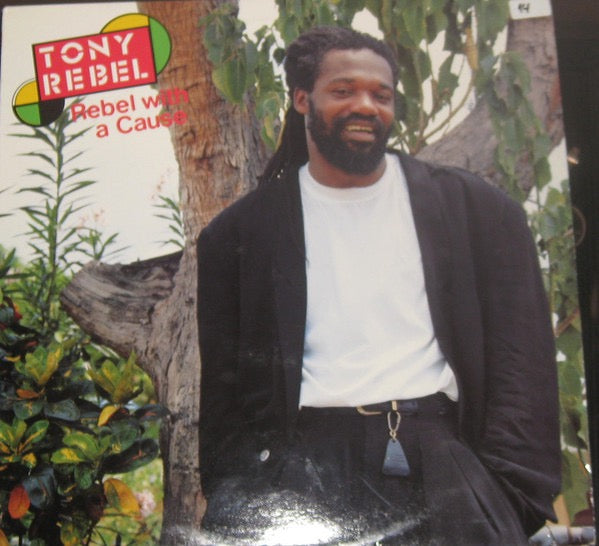 Image of Front Cover of LP - VG+/EX - TONY REBEL, Rebel With A Cause (Penthouse Records; PHLP 15, UK 1992), ,  - 4416140C