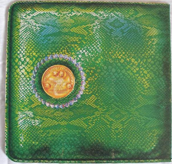 Image of Back Cover of LP - VG/VG - ALICE COOPER, Billion Dollar Babies (WB Green With WB Orange Shield Logo; K56013, UK 1973, Debossed Gatefold Sleeve, No Inner, Dollar Bill and Cut Outs), NO INNER, Sleeve Worn,  - 4326412E