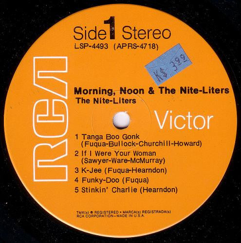 Image of Label Cover of LP - VG/VG - THE NITE-LITERS, Morning, Noon & The Nite-Liters (RCA Victor; LSP-4493, US 1971), ,  - 4446064S