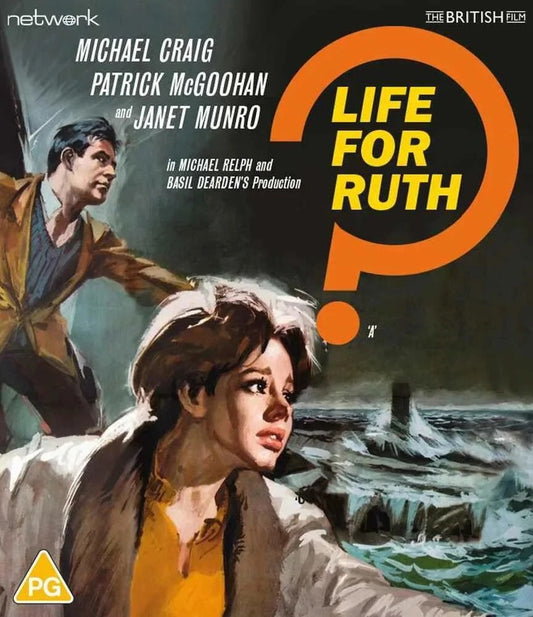 Image of Front Cover of Blu-Ray - VG+/VG+ - BASIL DEARDEN, PATRICK MCGOOHAN, Life for Ruth (Network ; 7958421,  2022), ,  - 4436039E