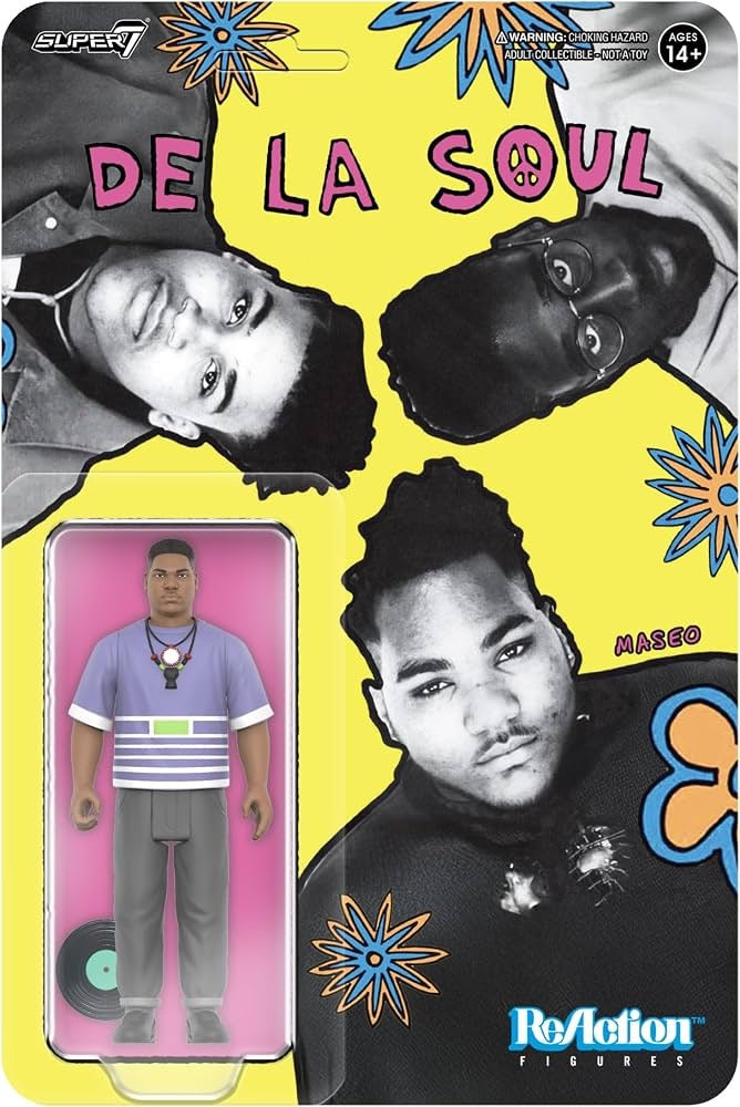 Image of Front Cover of Accessories - NEW - DE LA SOUL, Maseo Reaction Figure (Super 7; OCT2025WGK, US 2025), ,  - 4416022C